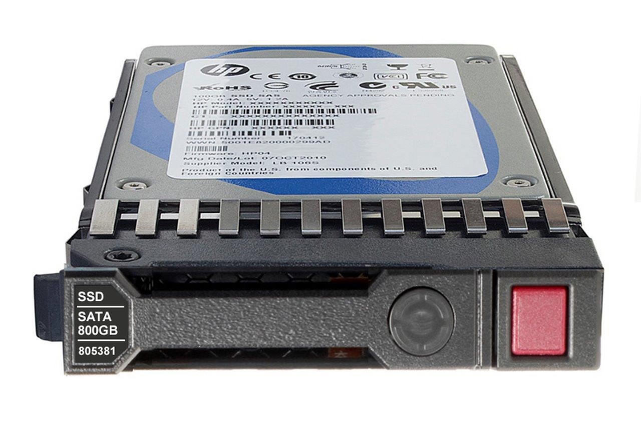 HP 800GB 6G SATA Mixed Use-2 SFF 2.5-in SC 3yr Wty Solid Sta