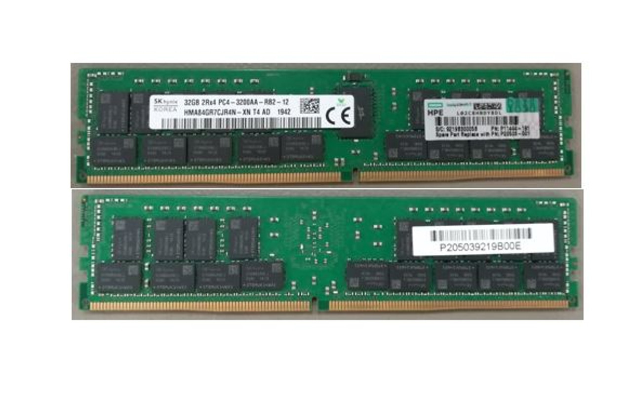 HPE 32GB (1x32GB) Dual Rank x4 DDR4-3200 CAS-22-22-22 Registered Smart Memory