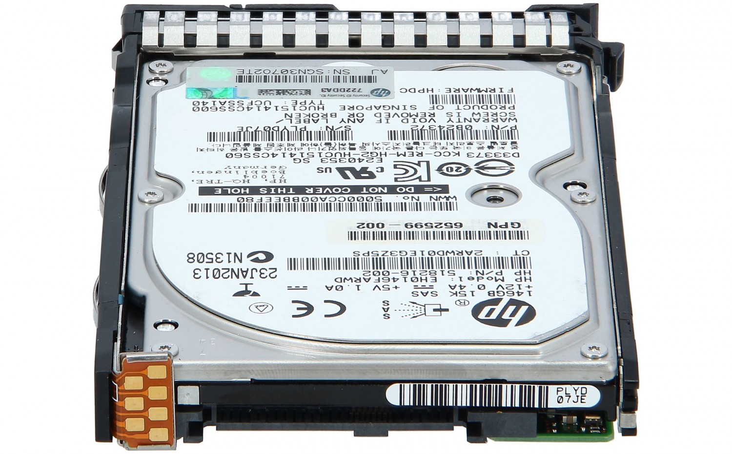 HP 146GB 6G SAS 15K rpm SFF (2.5-inch) SC Enterprise 652605-B21-R