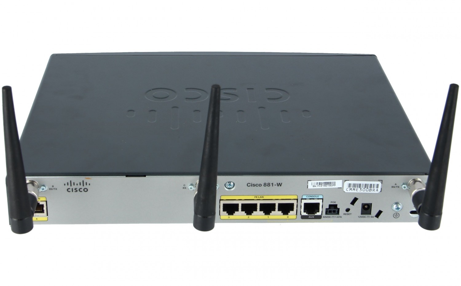 Cisco 881 Eth Sec Router with 802.11n ETSI Compliant C881W-E-K9