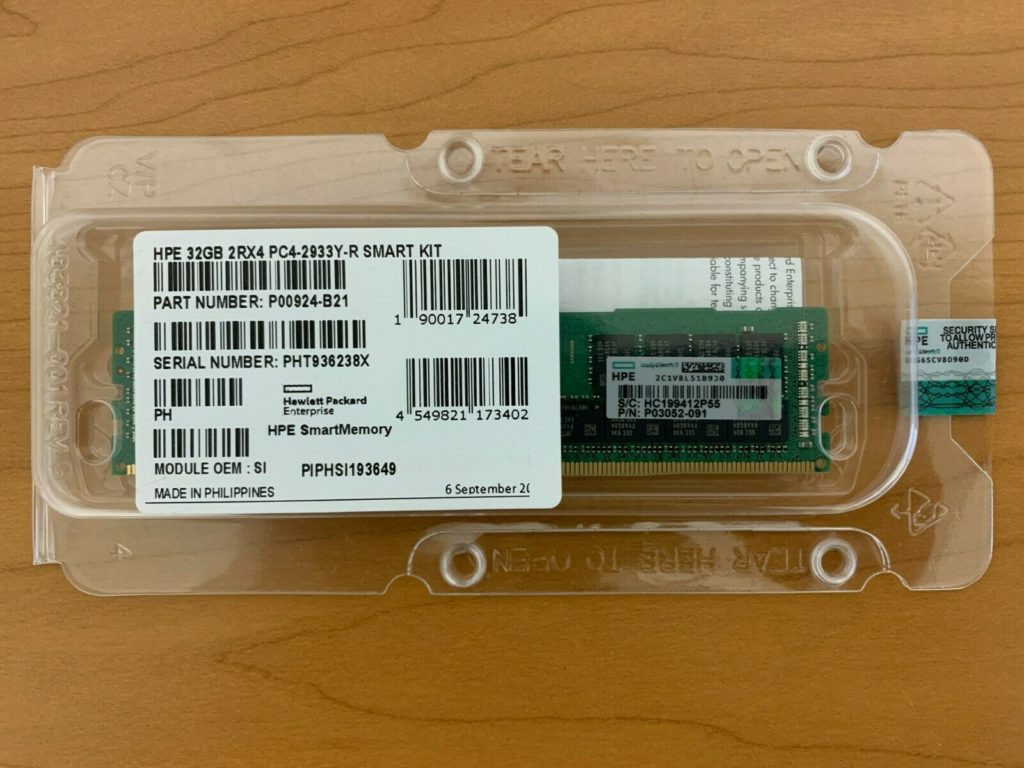 HPE 32GB 2Rx4 PC4-2933Y-R Smart Kit P00924-B21