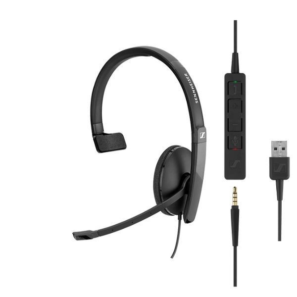 Sennheiser SC 135 - Mono - USB-A & 3.5mm Jack - Headset    508316