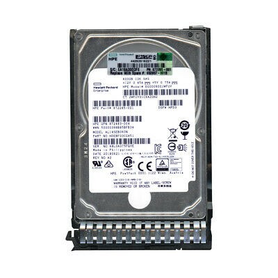 872477-B21 HPE 872736-001 872285-001 872483-004 600GB 10K SAS 2.5" 12G HDD EG000600JWFUV