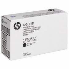 HP Black Contract Original LaserJet Toner Cartridge  (CE505AC)