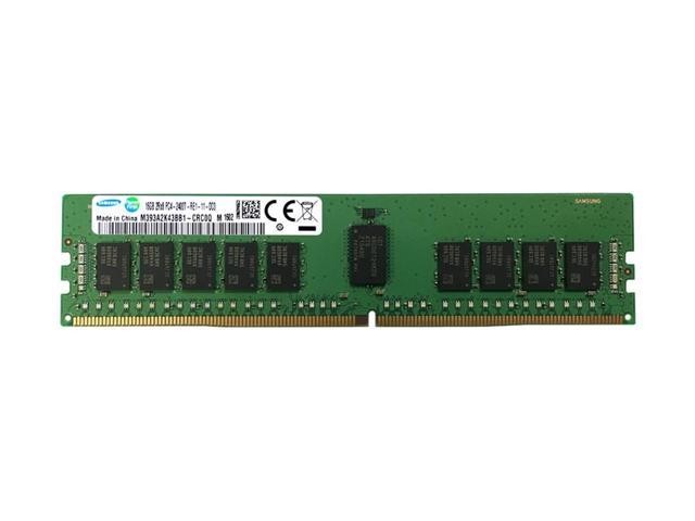 Samsung 16gb (1x16gb) Pc4-19200 Dual Rank X8 Cl17 Ecc Registered Ddr4-2400mhz Sdram 288-pin Rdimm Memory Module M393a2k43bb1-crc4q