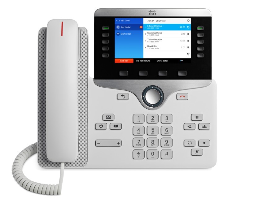 Cisco IP Phone 8841 White CP-8841-W-K9