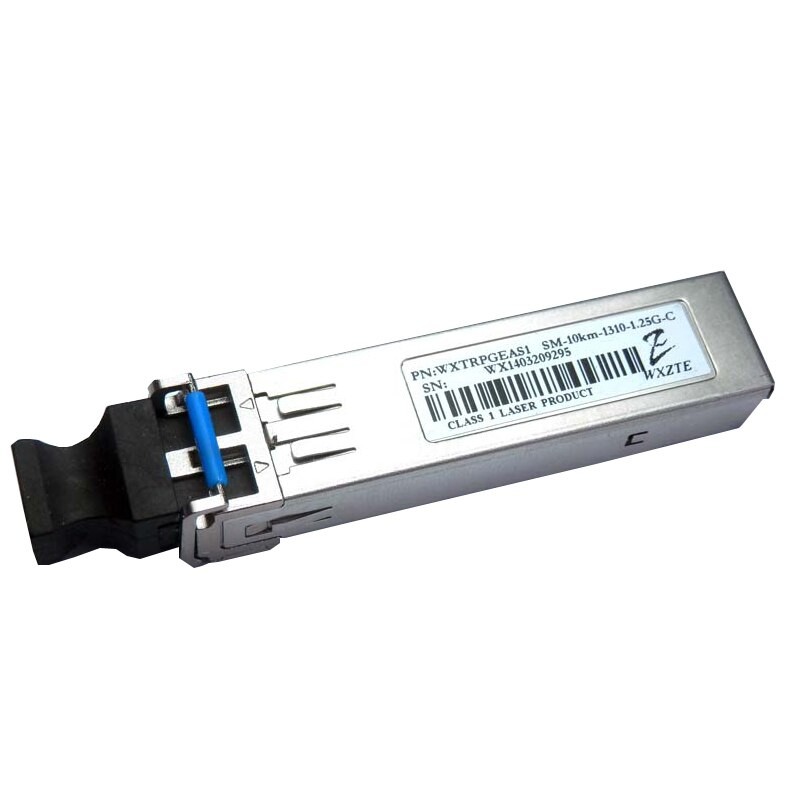 zte 1.25Gbps 10km SFP transceiver module with DDM function WXTRPGEAS1, Duplex LC single mode