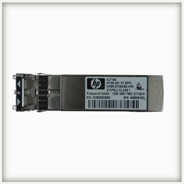 2x HP 8Gb SW FC SFP Short Wave Optical Transceiver Module