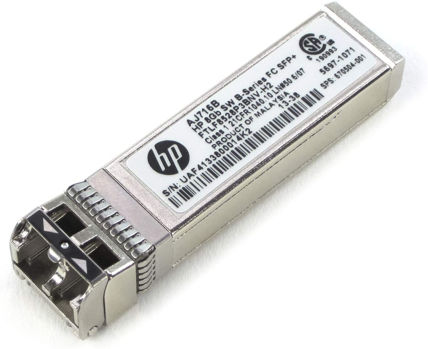 HPE 8GB Short Wave B-Series-SFP Plus (AJ716B)