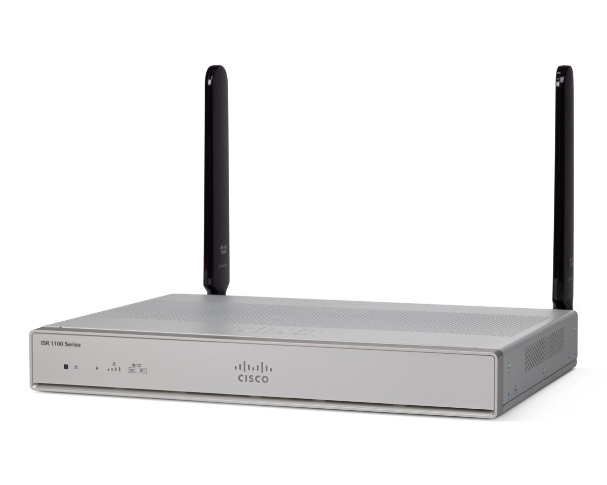 ISR 1100 4P DSL Annex A Router w/ LTE Adv SMS/GPS EMEA & NA  C1117-4PLTEEA