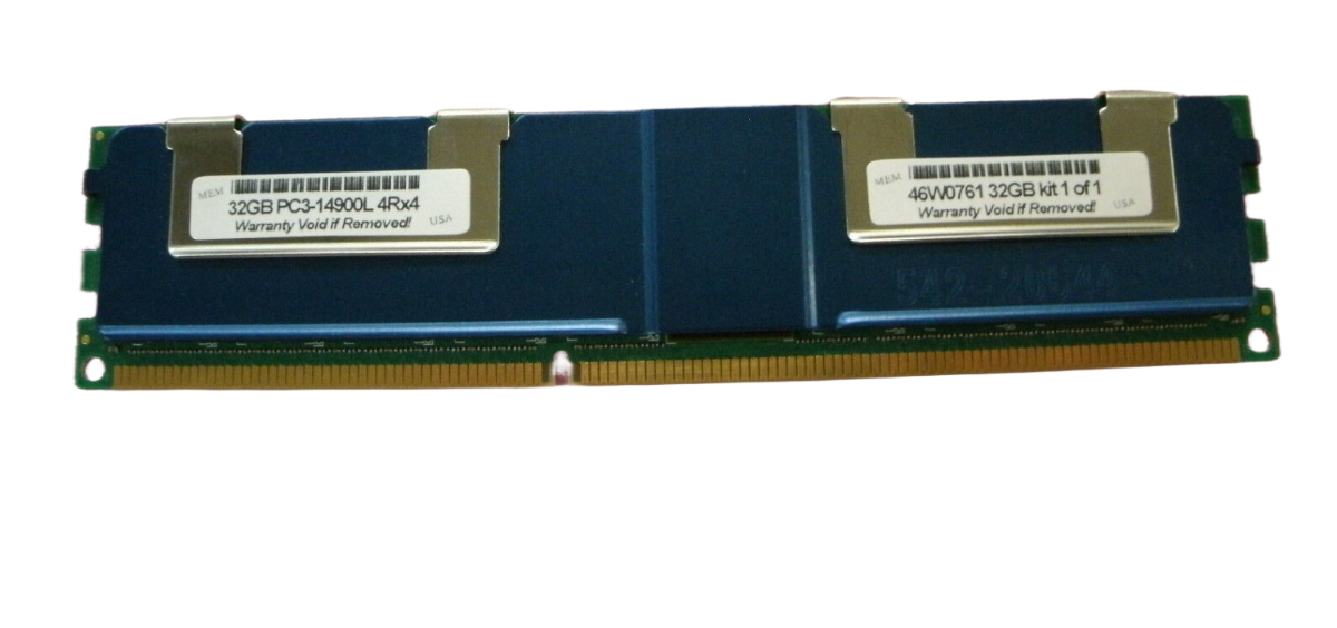 IBM 32GB (1x32GB) PC3-14900L 4Rx4 Server Memory 46W0761